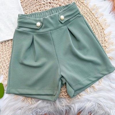 Conj. Blusa Concha do Mar e Short - Areia e Verde